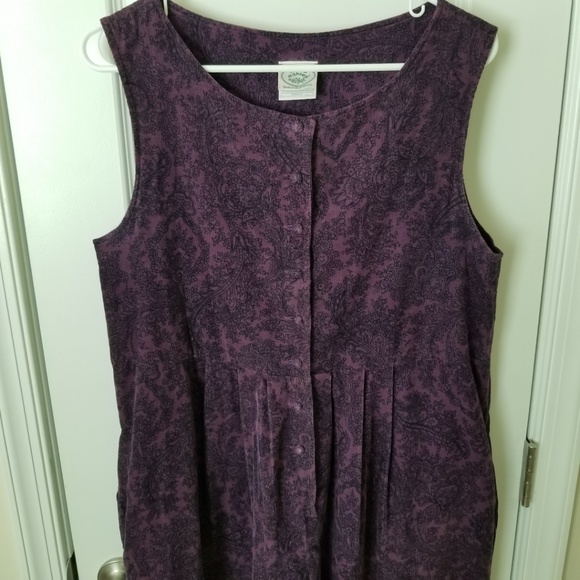 Vintage Laura Ashley Fine Corduroy Romper Sz Med - Picture 2 of 8